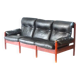 Vintage Scandinavian leather sofa
