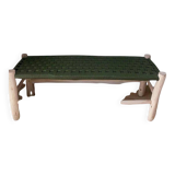 Wooden Entryway Bench with Built-in Storage - Rustic Entryway Bench for