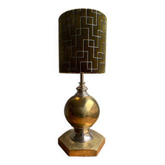 Brass ball lamp