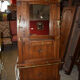 Walnut wardrobe and brass hooks 1900