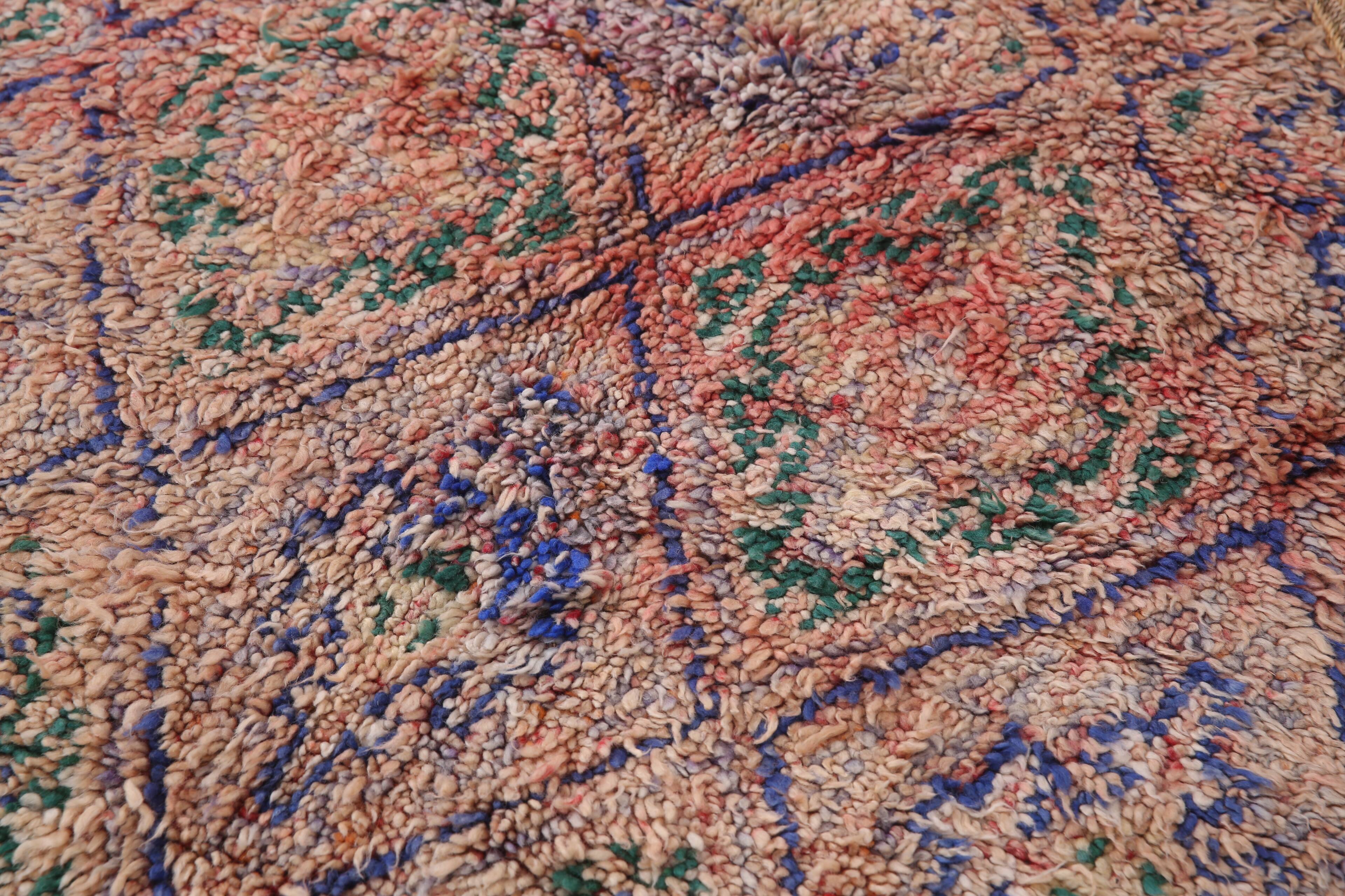 Vintage Moroccan Rug 183 x 257 cm - Berber Wool Rug - Handmade Bohemian Rug
