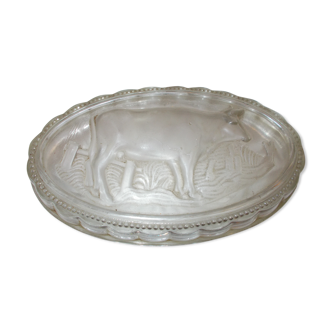 Old butter plate