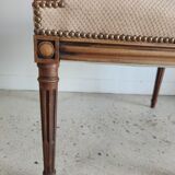 Louis XVI Jacob style armchair beige trim