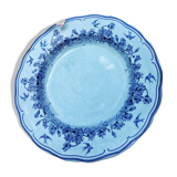 Assiette faïencerie Sarreguemines "Pâquerettes"
