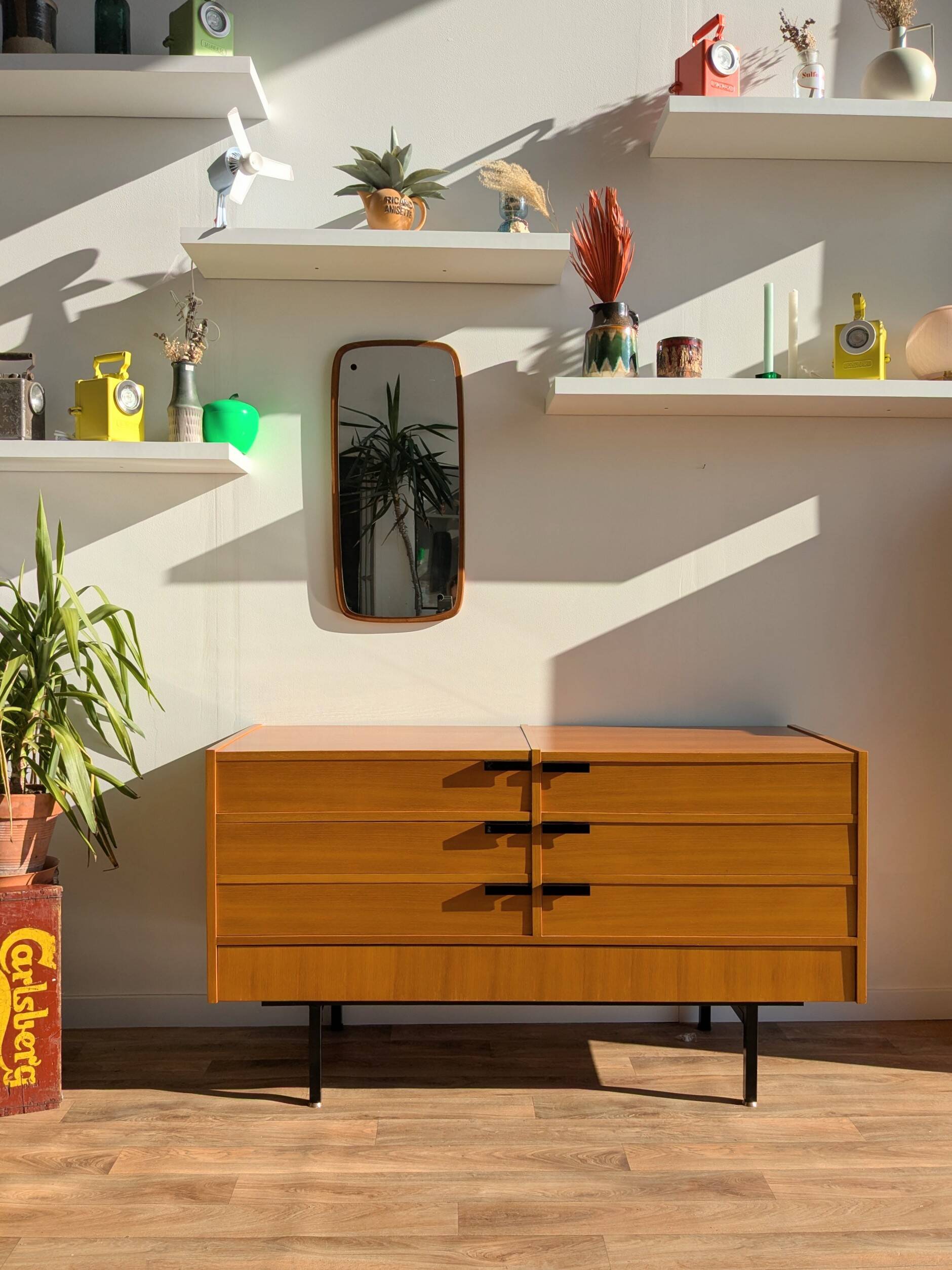 Vintage chest of drawers by Gérard Guermonprez