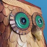 Vintage umbrella stand in the shape of an owl