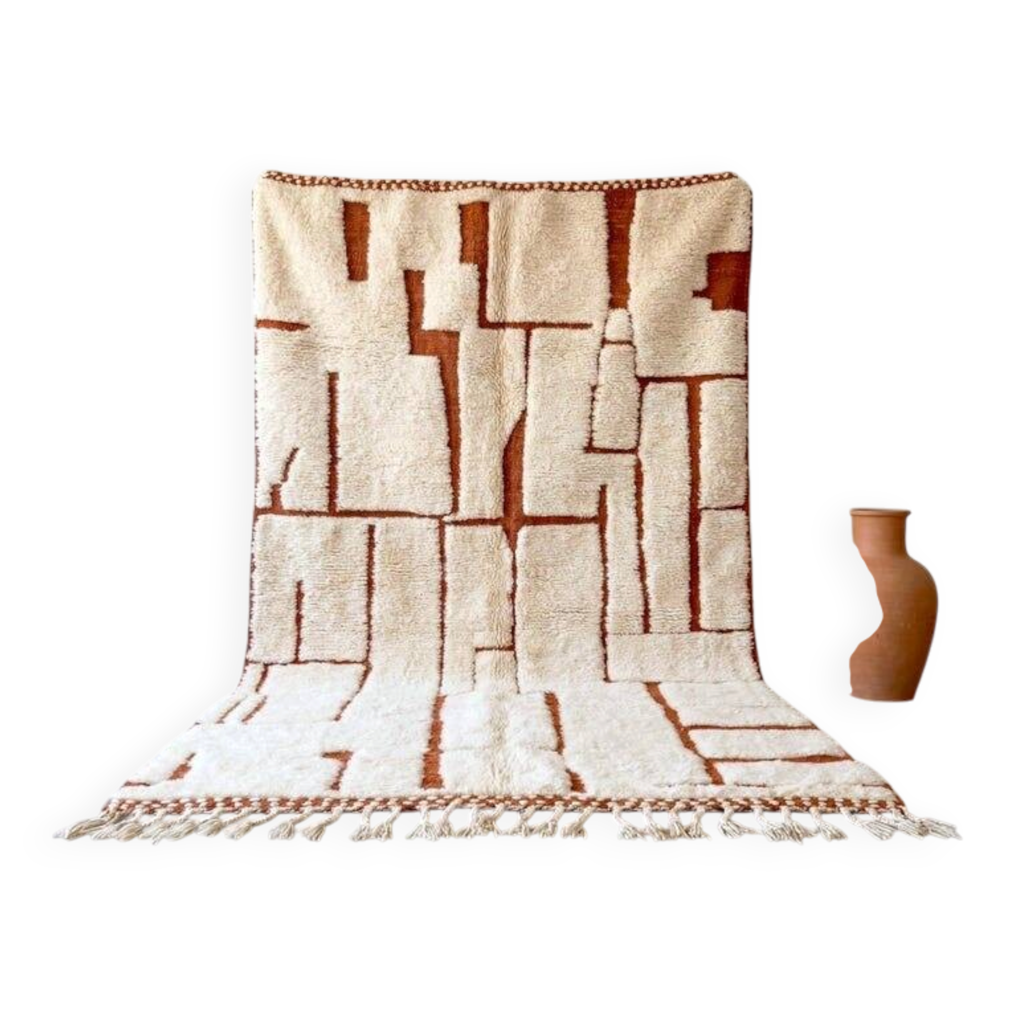 Moroccan Berber wool rug size 300x400 cm