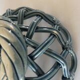 Round braided ceramic bowl by Pichon Uzés