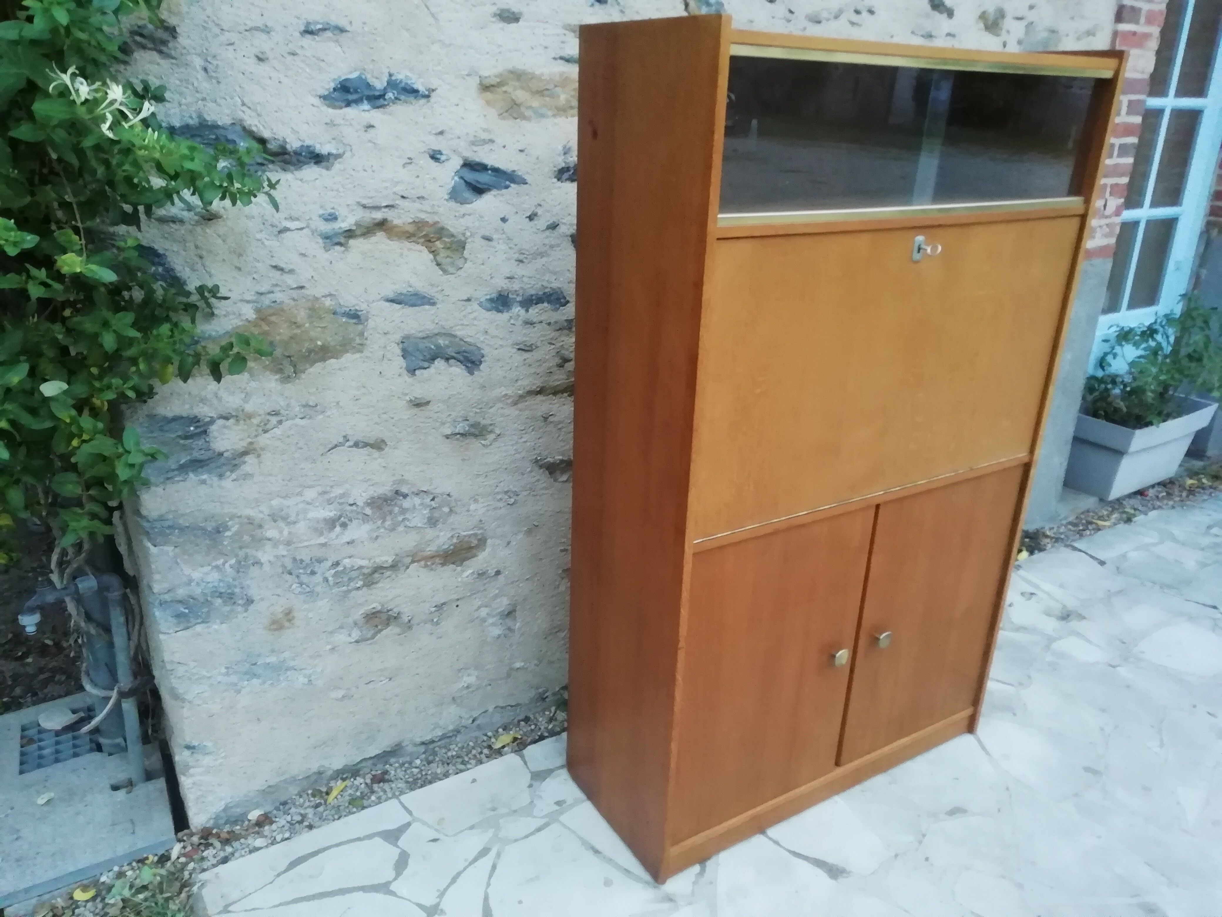 Vintage oak writing desk year 50/60