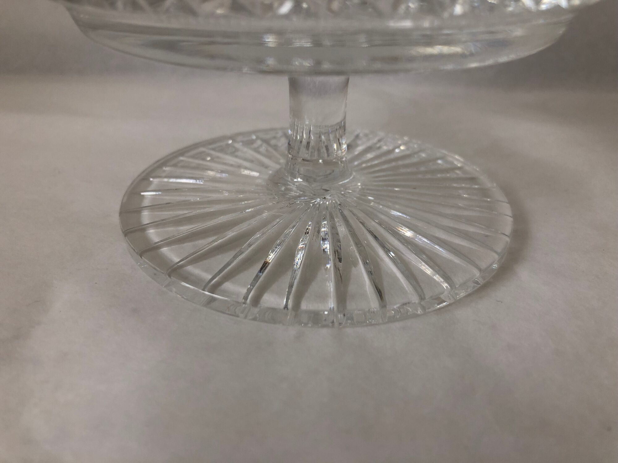 Early XXth Baccarat Crystal candy box