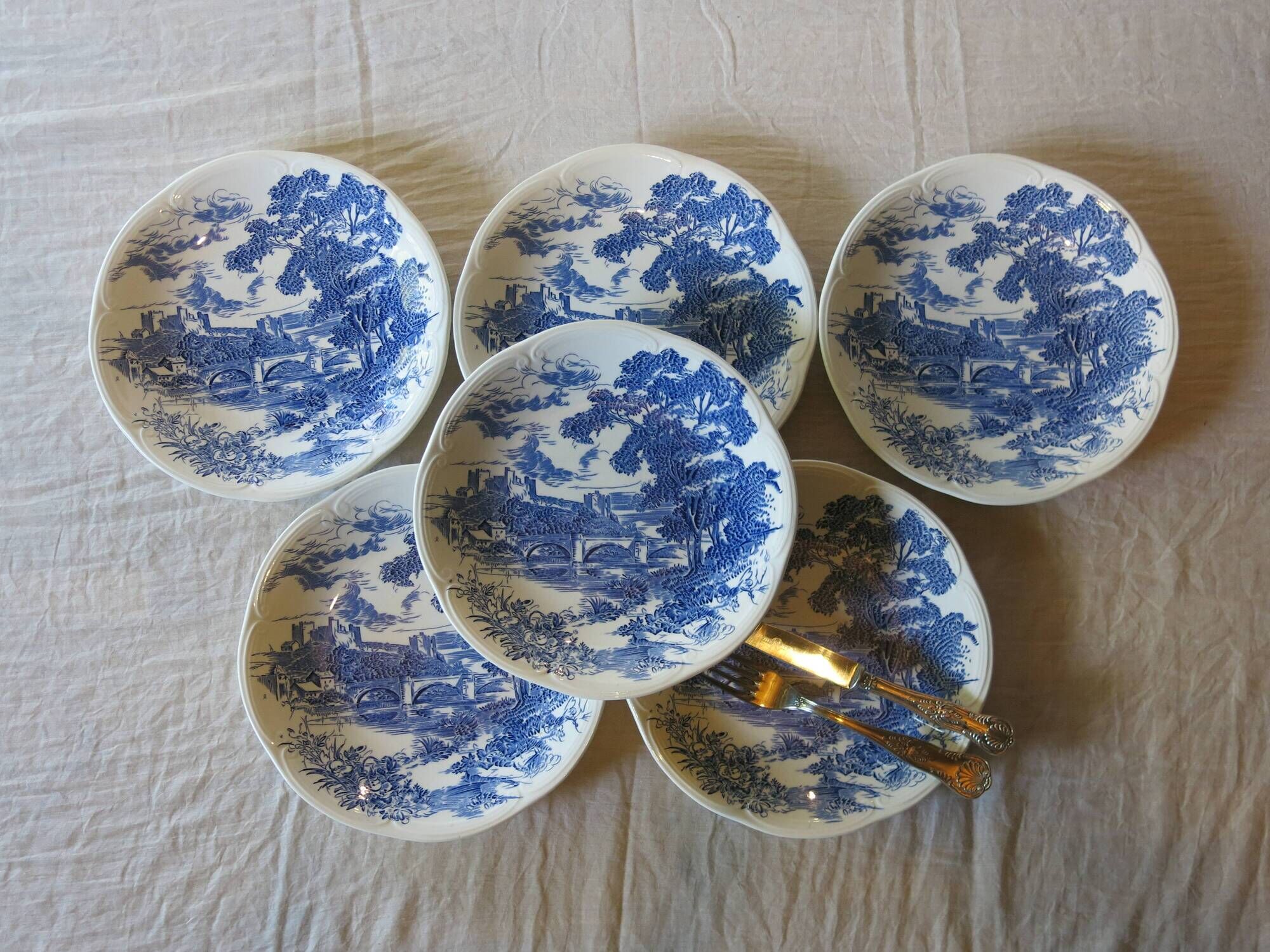 7 flat plates from the gien factory