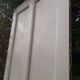 Old solid wood entrance door H225xW86cm right-hand push