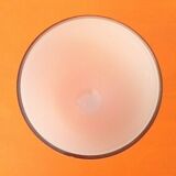 Pink and white opaline standing glass