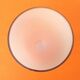 Pink and white opaline standing glass