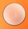 Verre sur pied en opaline rose et blanche