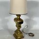 Vintage Large Italian Solid Brass table lamp from 50s