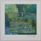 Claude Monet: Giverny, the pond with water lilies, signed lithograph.