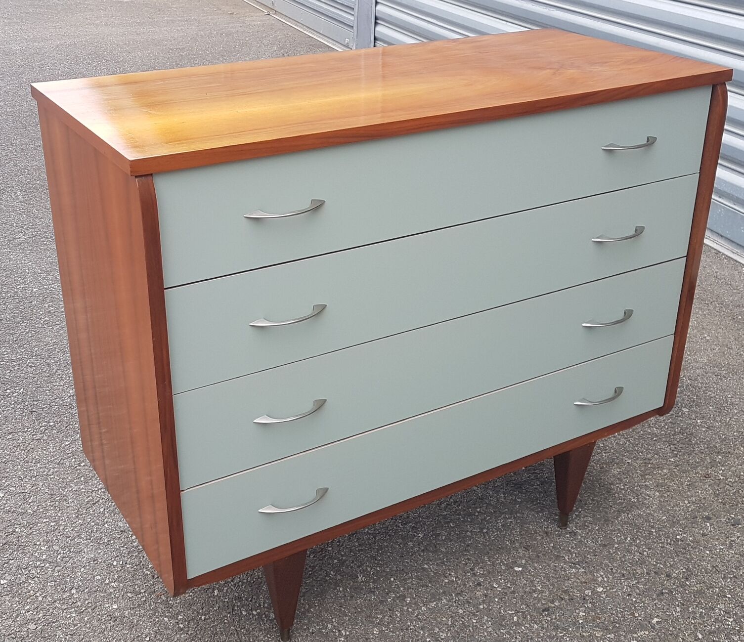 Restyled vintage chest of drawers