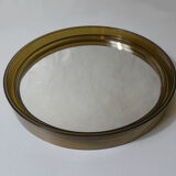 Gilac mirror in vintage smoked plastic