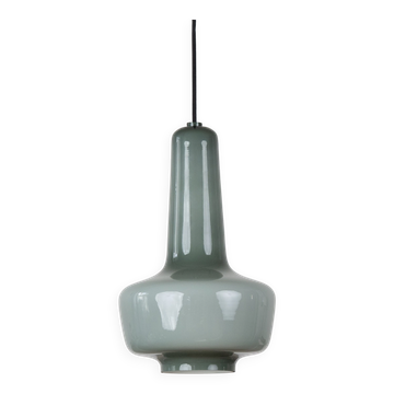 Danish vintage Kreta pendant lamp by Jacob E. Bang, Holmegaard, 1964