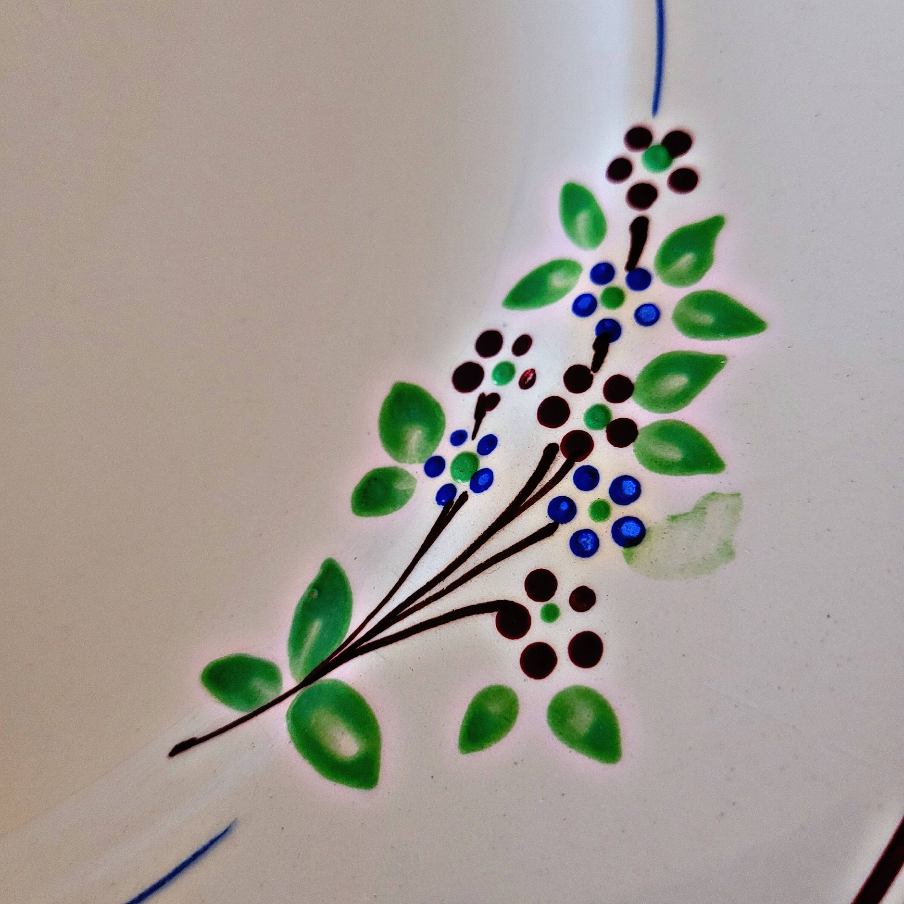 Round dishes Moulin des Loups Orchies, "Isabelle" service