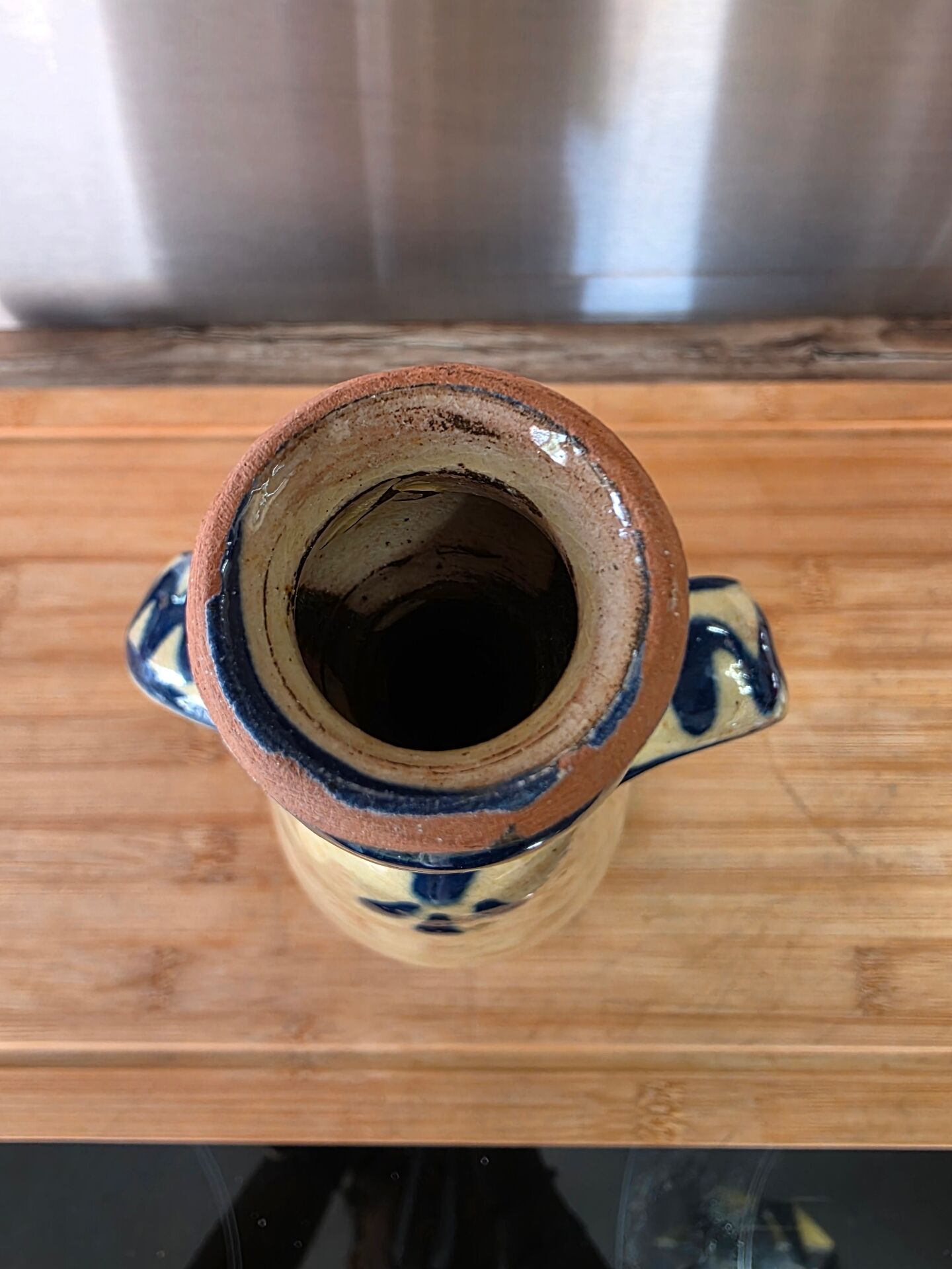 Vintage anthropomorphic vase signed and dated 1941