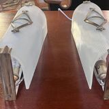 Pair of Petitot wall lights for Atelier Petitot, Art Deco, 1930s