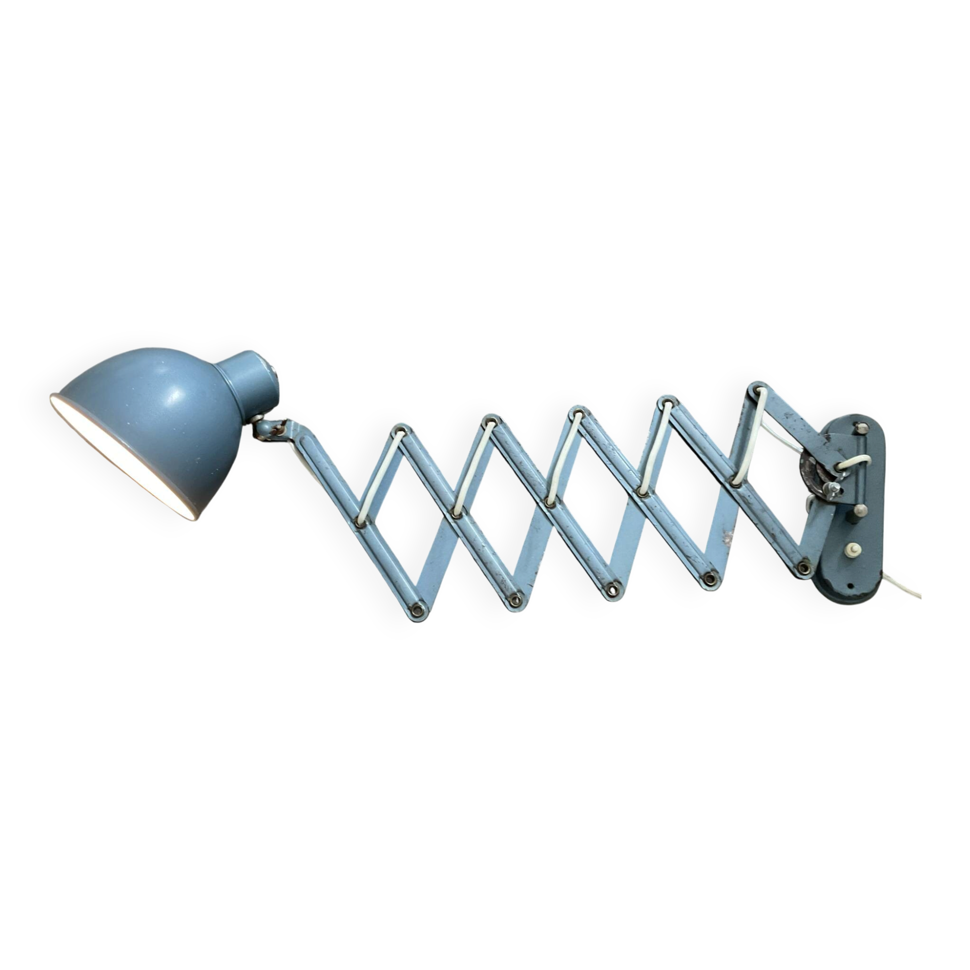 Industrial scissors wall lamp from the 1960s.