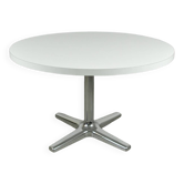 Vintage round 4-5- persons dining table by Pastoe, 1970s