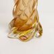 Murano glass vase by Fratelli Toso signed Murano orange and red