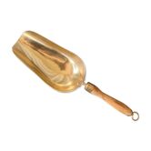 Large old brass grocery shovel