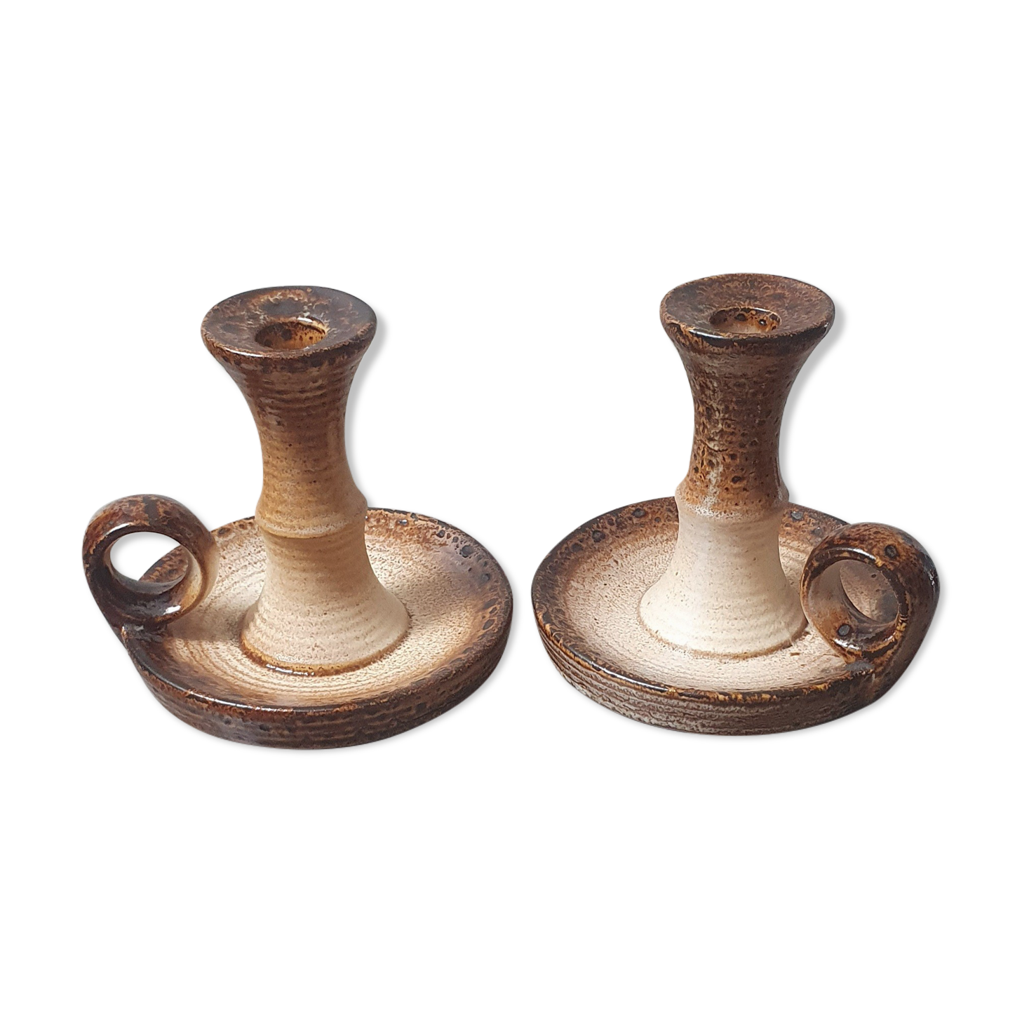 Bougeoirs en céramique