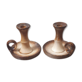 Bougeoirs en céramique