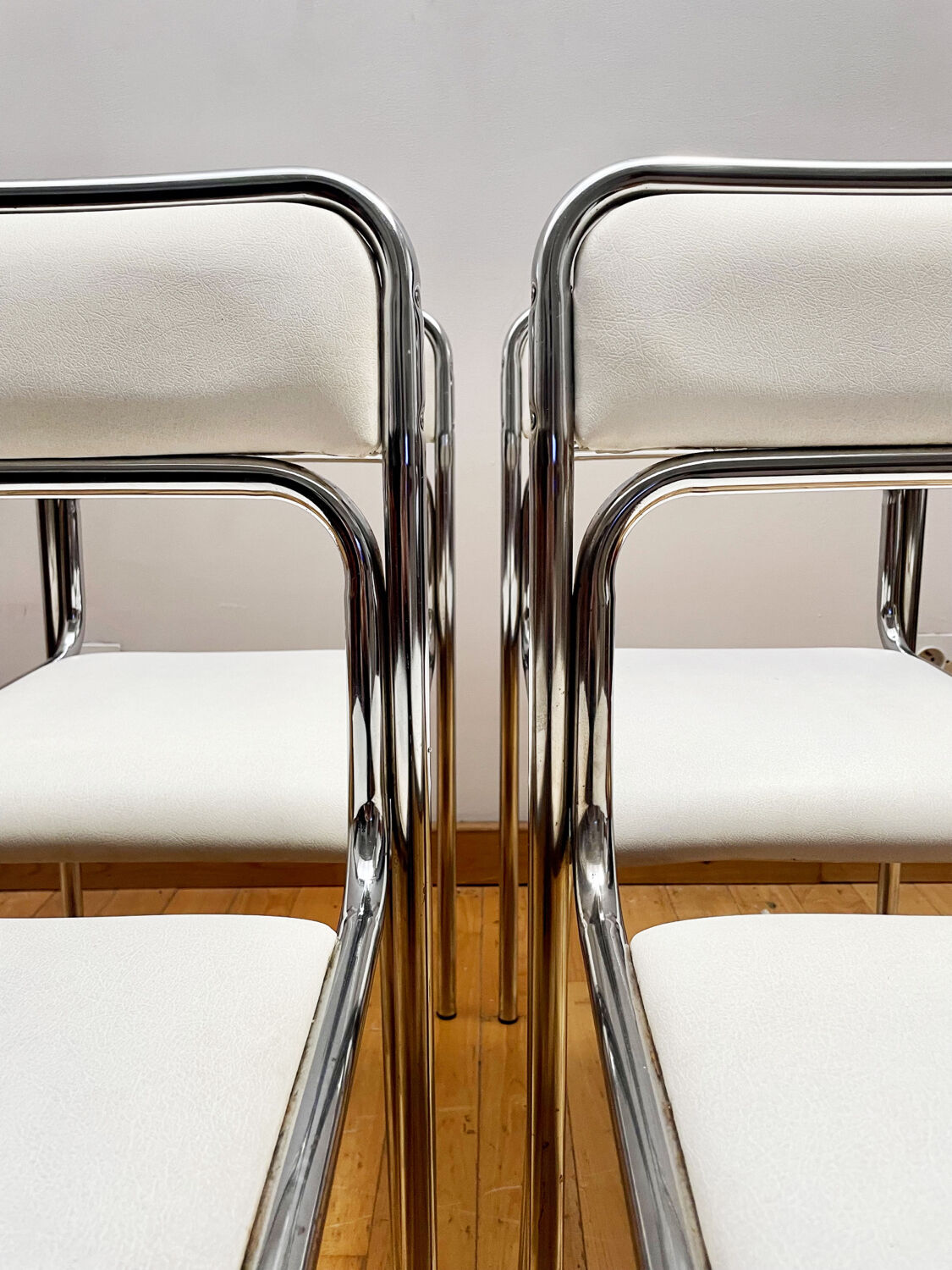 Vintage tubular chairs 70s