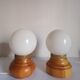 Paire de lampes de chevet vintage