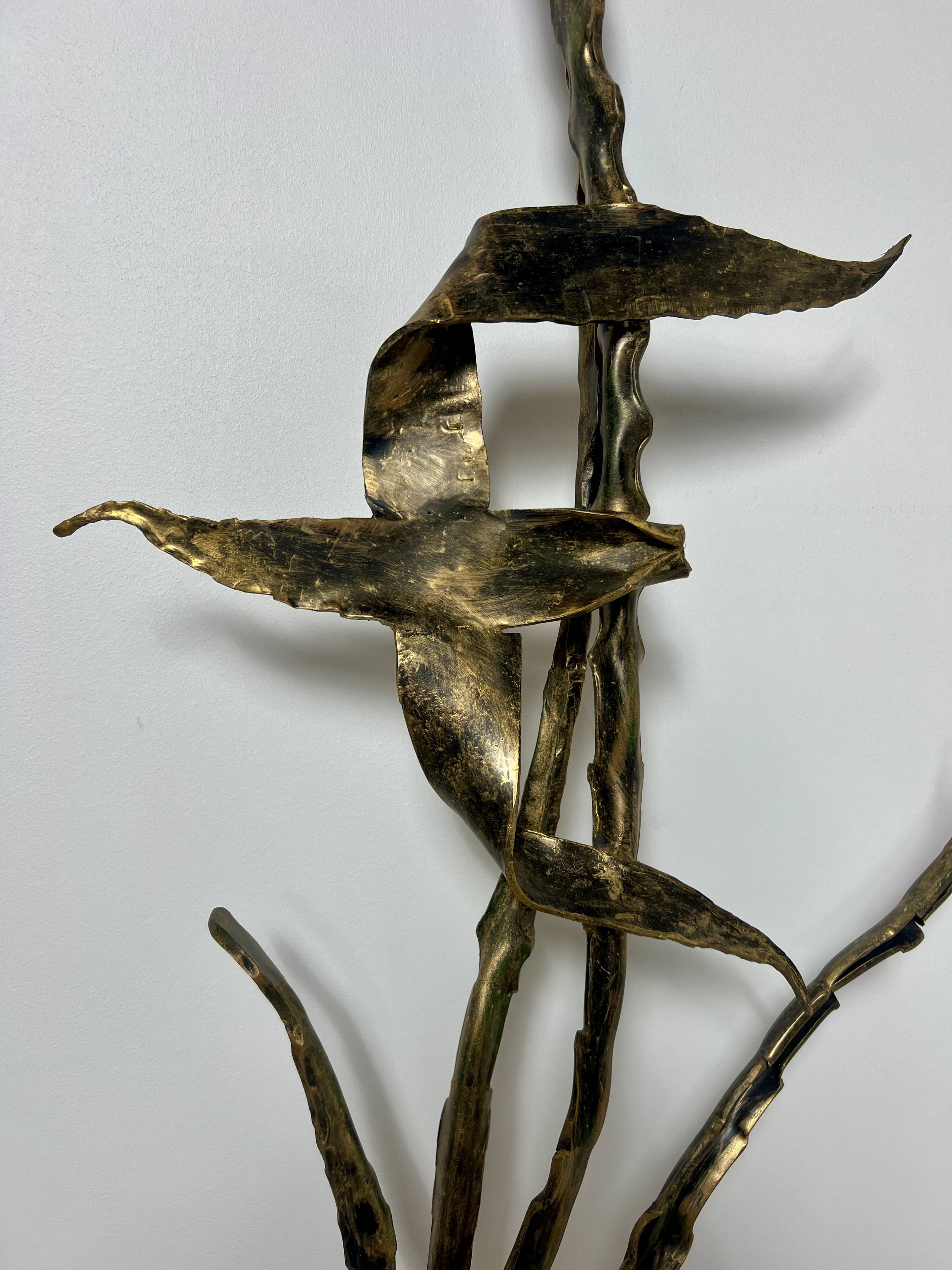Coast Rack, Bronze, Signed, Italy, 1974