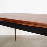 Walnut table, Danish design, 1970s, manufactured in Denmark