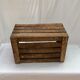 Old wooden box stamped dimension: height -33cm- width -61 cm- Pr-33cm-