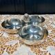 Vintage silver metal servant
