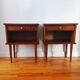 Paire de tables de chevet vintage 1960 inspiration scandinave