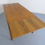 Extendable Teak Dining Table by Henning Kjærnulf for Velje Møbelfabrik, 1960s