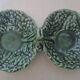 Salt and pepper shaker cabbage in Silea earthenware