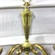 Pair of bronze wall lamps 2 lights