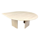 Vintage travertine coffee table, 1970s
