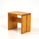 Tabouret les arcs par Charlotte Perriand 1960's