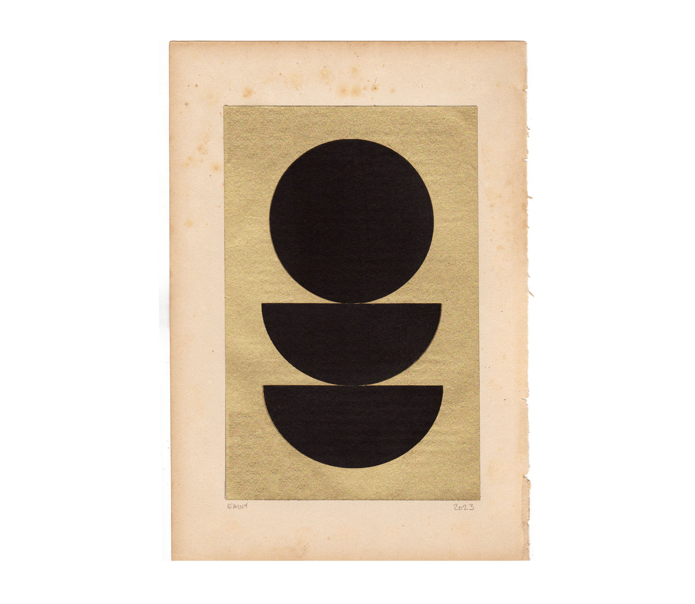 Collage duo - Gao and Goa - signed Eawy