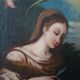Old oil painting on canvas, 18th century