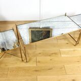 3-part coffee table from the 70s in the style of jansen