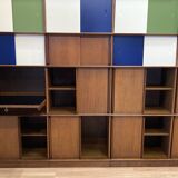 Large modular bookcase designed in the 1950s.