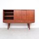 Danish design teak highboard, 1960s